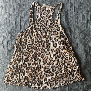 Cheetah print blouse